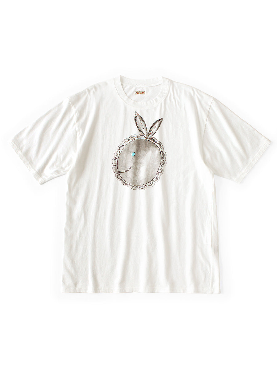 Kapital 20/- Jersey Crew Neck Tee (BIG Concho CONEYBOWY print)