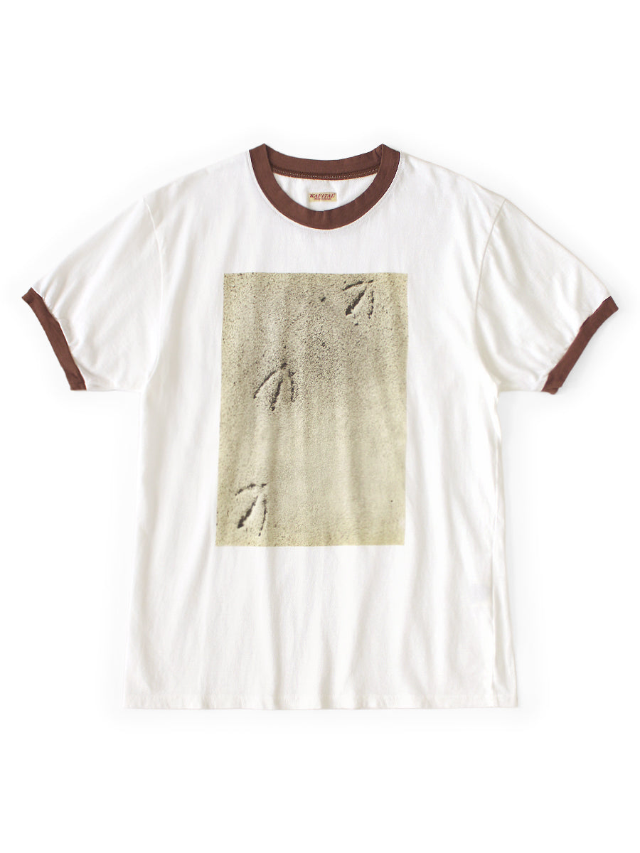 Kapital 20/- Jersey Ringer Tee (GULL FOOTpt)