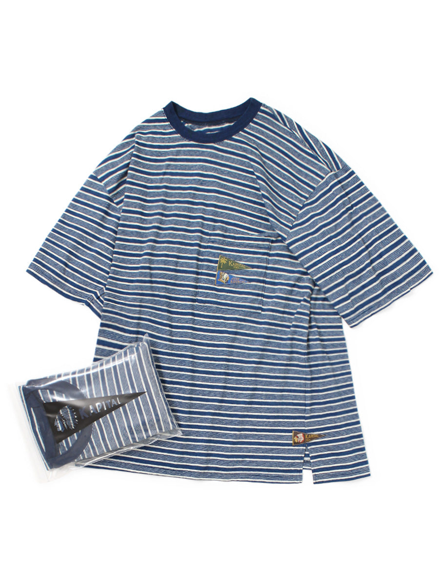 Kapital IDG Border Jersey Pennant Tee (3 flags)