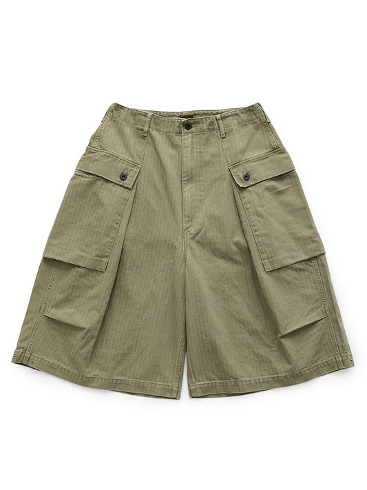 Kapital Herringbone Jumbo Monkey Short Pants