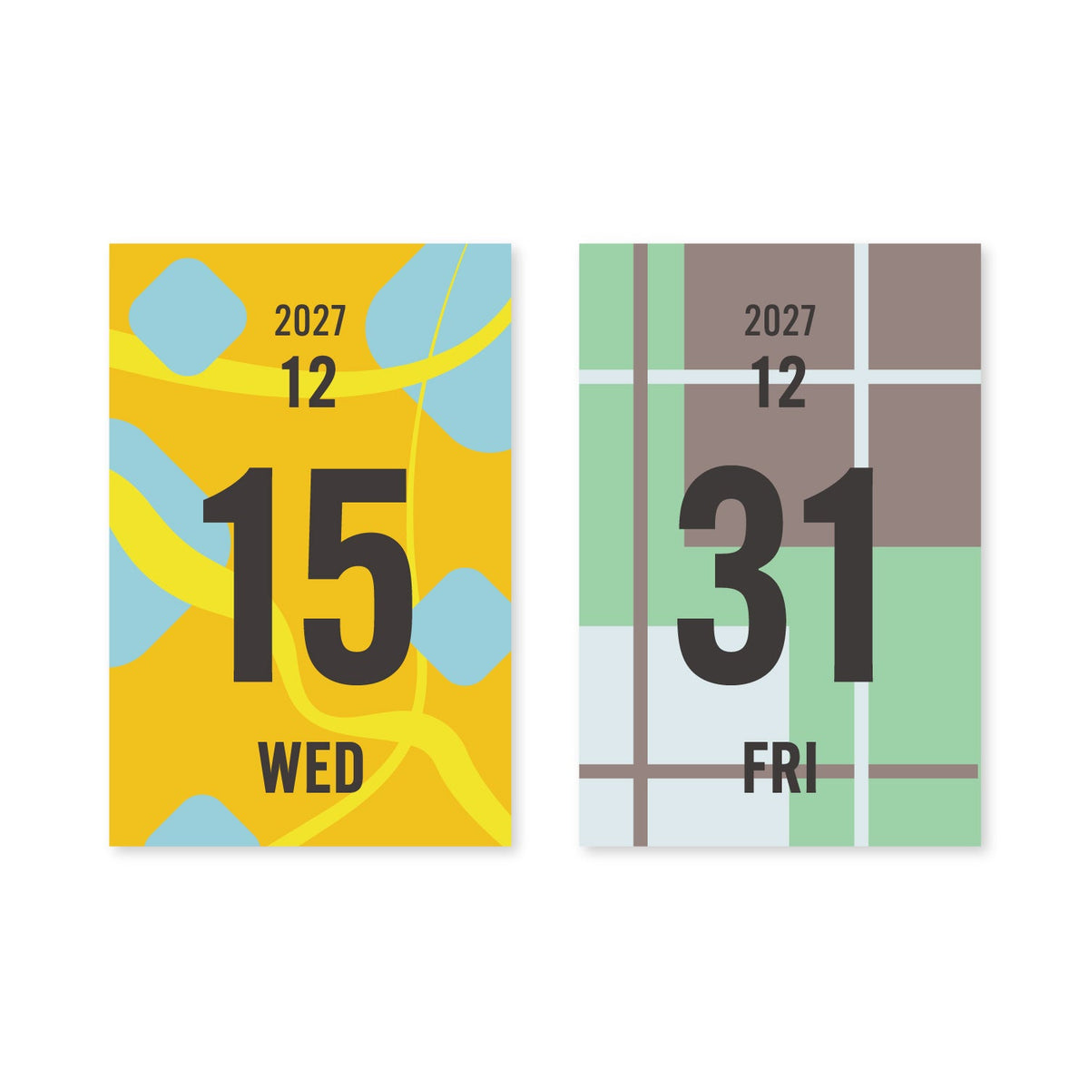 Mini Number Daily Tear-Off Calendar
