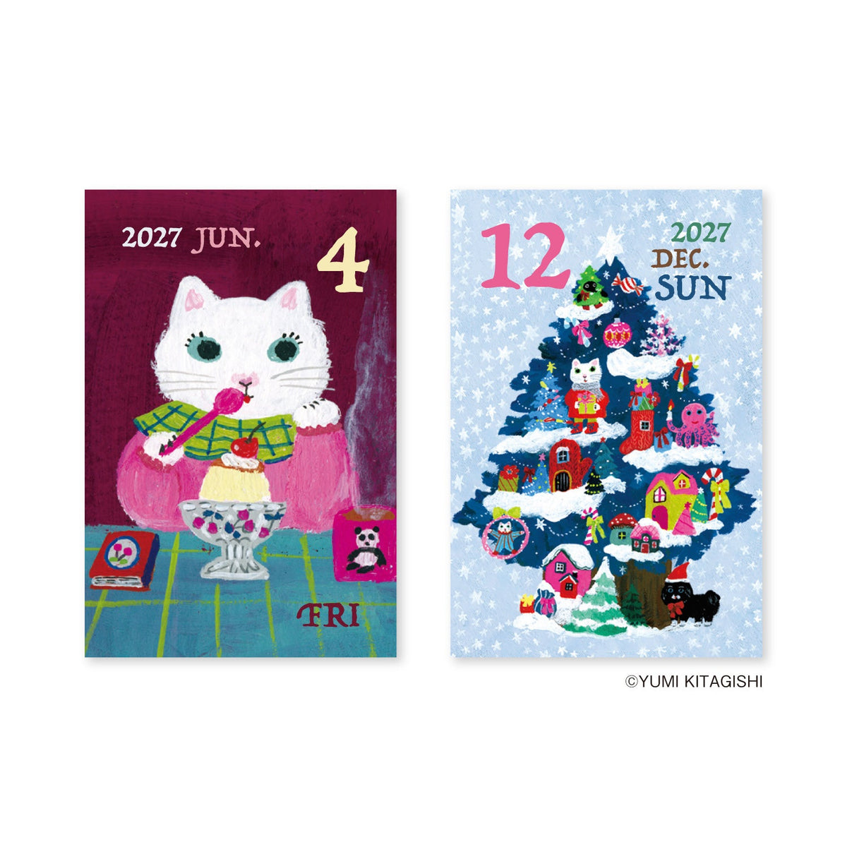 Yumi Kitagishi Mini Daily Tear-Off Calendar