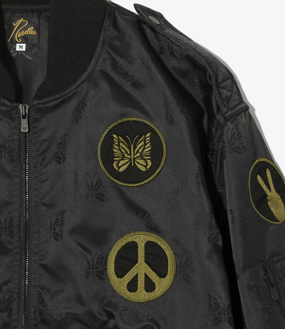 NEEDLES L2-B JACKET - PAPILLON JQ. SATEEN - Black