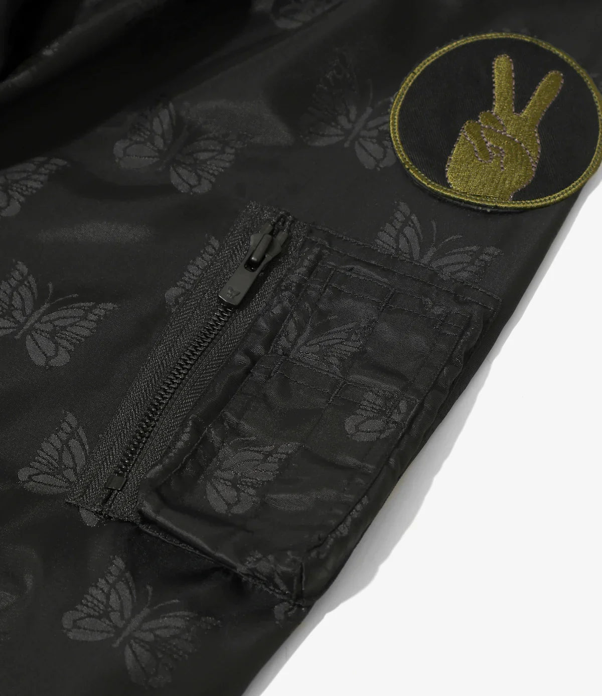 NEEDLES L2-B JACKET - PAPILLON JQ. SATEEN - Black