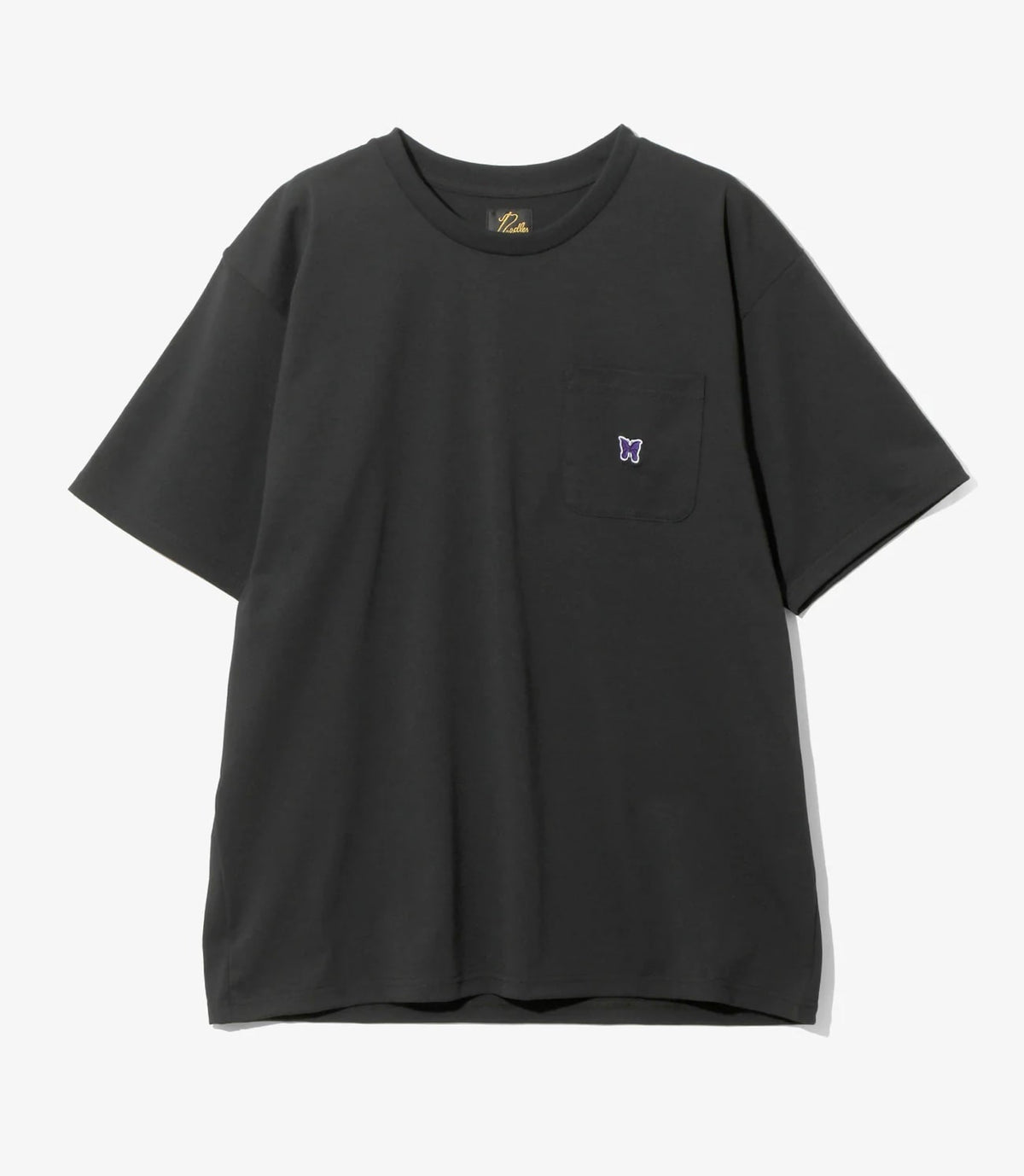 Needles S/S Poly Jersey Black Crew Neck T-Shirts