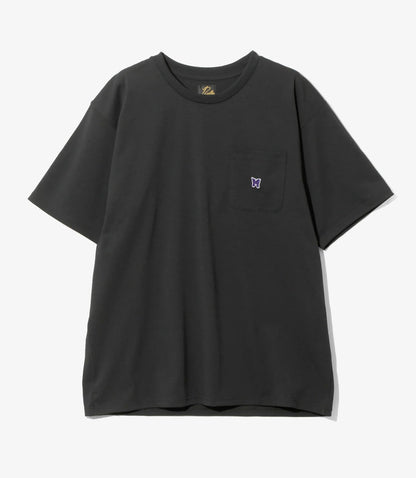 Needles S/S Poly Jersey Black Crew Neck T-Shirts