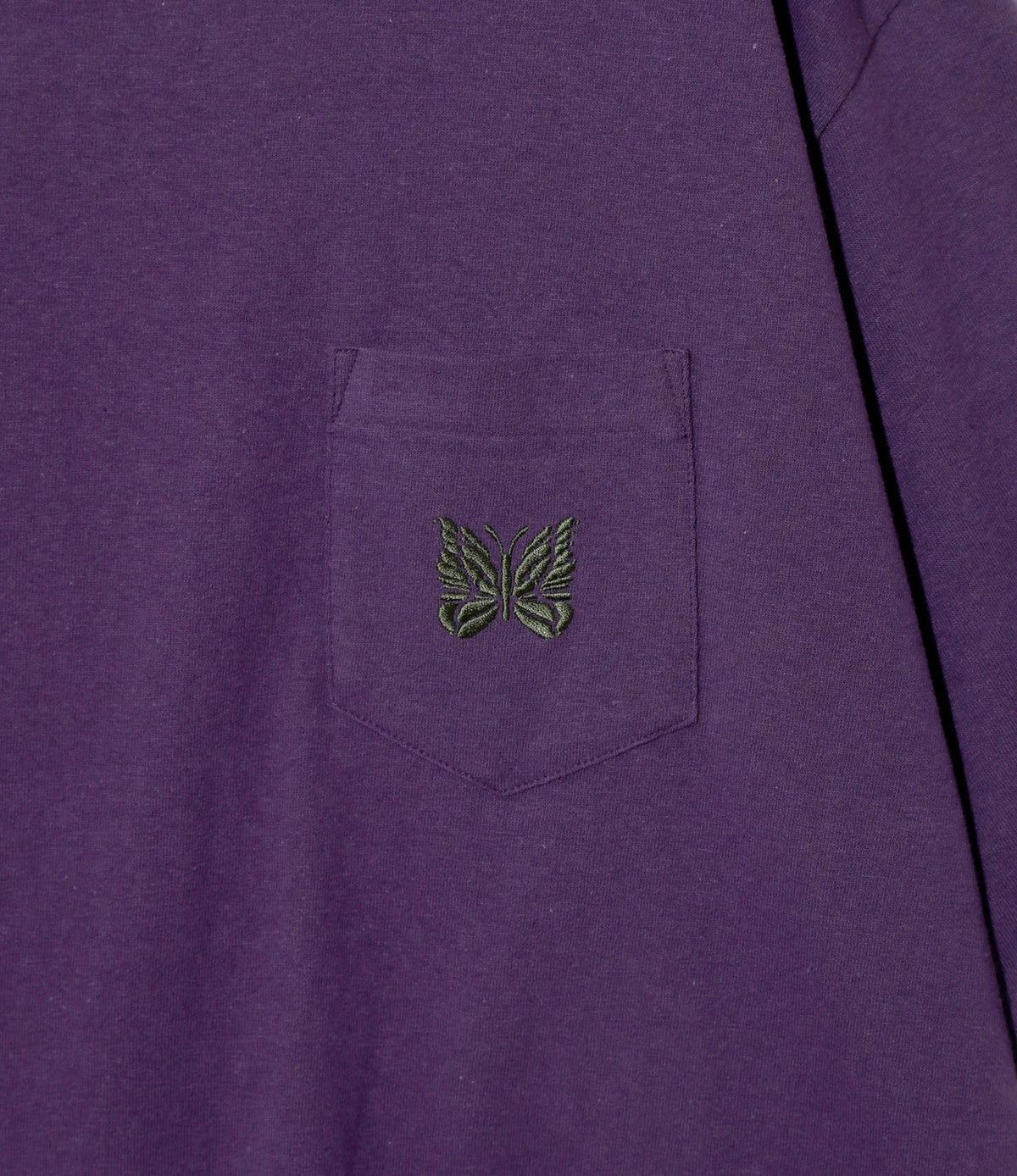 Needles/Needles S/S PAPILLON EMB. POCKET TEE
