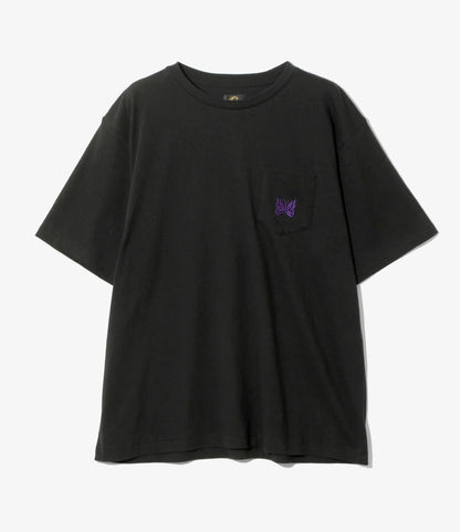 Needles 25SS S/S Papillon Embroidered Pocket Tee