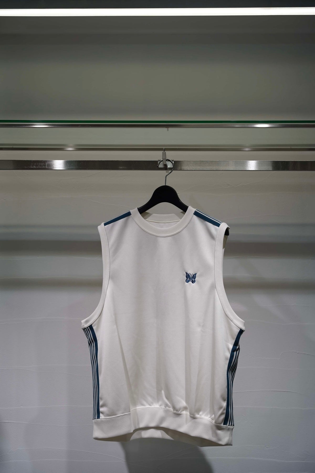 Needles 25SS Exclusive Crew Neck Poly Smooth Sleeveless Track