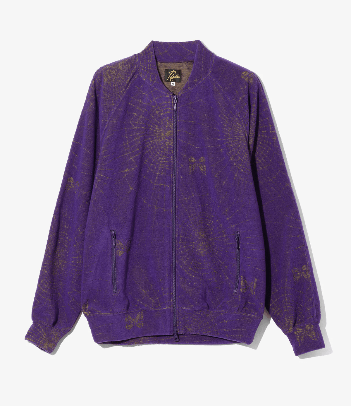 Needles Rib Collar Pile Jacquard Track Jacket