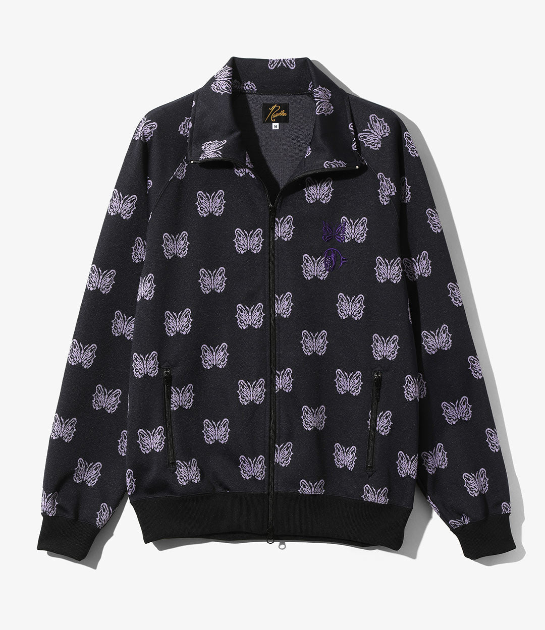 NEEDLES x KAE TANAKA Poly Jacquard Black Track Jacket