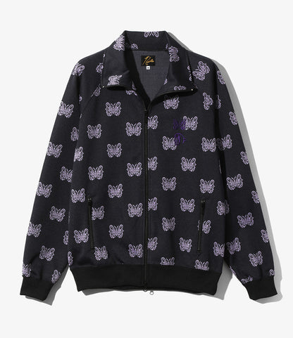 NEEDLES x KAE TANAKA Poly Jacquard Black Track Jacket