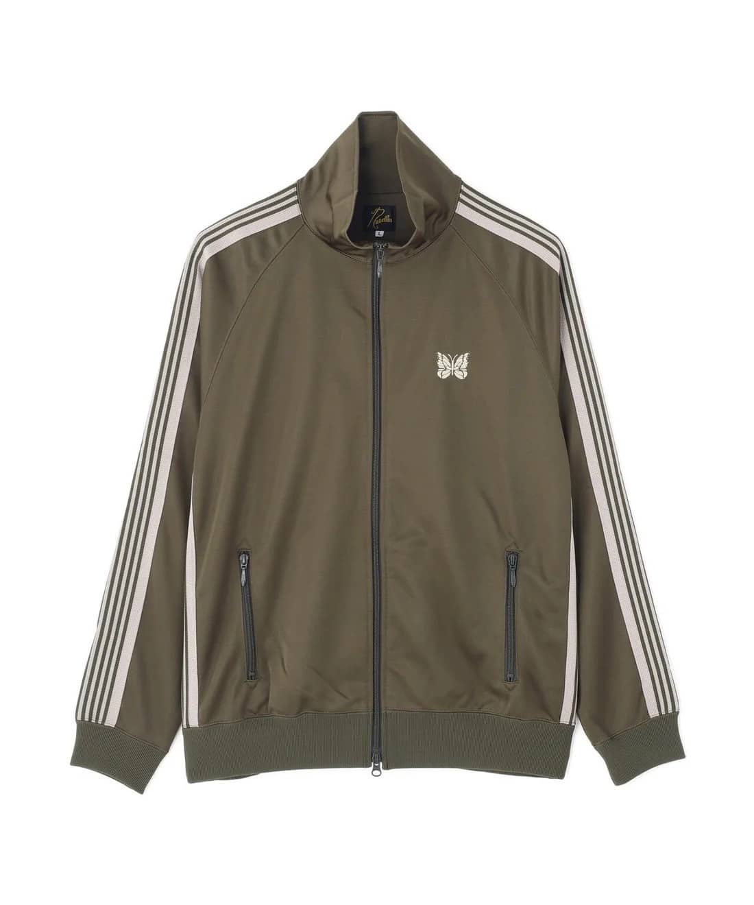 Needles B'2nd EXCLUSIVE poly smooth Track Jacket Olive