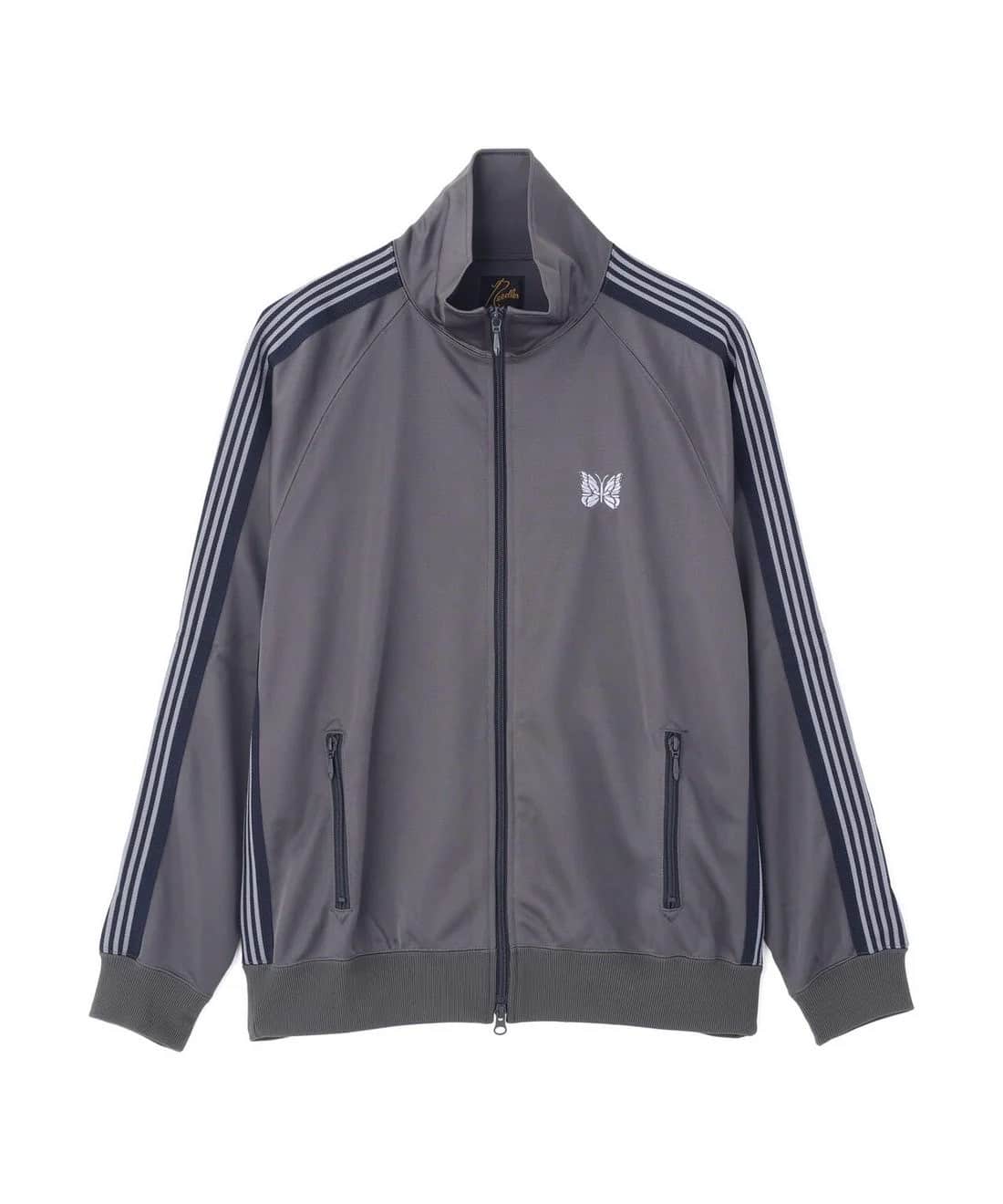 Needles Poly Smooth 2025A/W Charcoal Gray Track Jacket Preorder