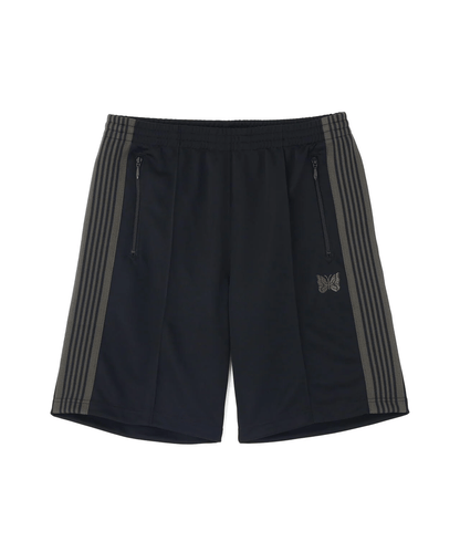Needles × B'2nd Track Pant Shorts Poly Smooth Black