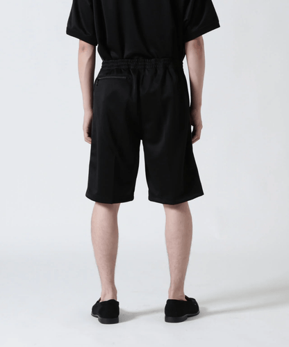 Needles × B'2nd Track Pant Shorts Poly Smooth Black
