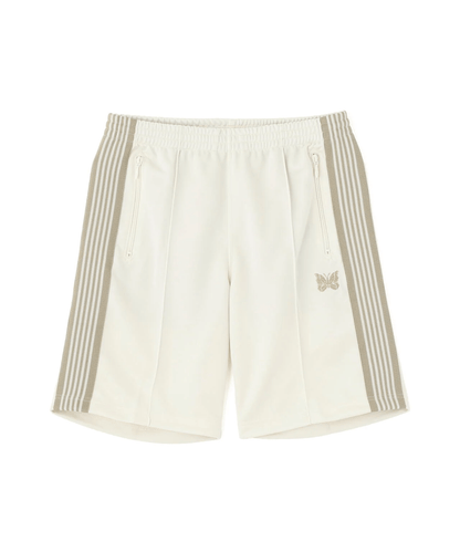 Needles B'2nd Track Pant Shorts Poly Smooth Off White