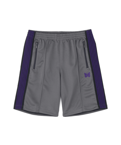 Needles B'2nd Track Pant Shorts Poly Smooth charcoal