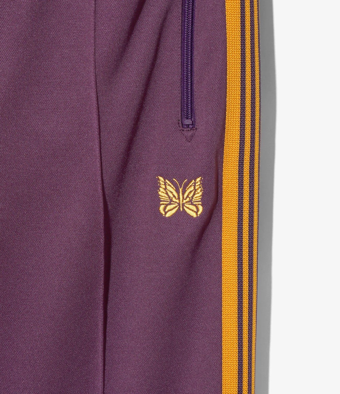 Needles POLY SMOOTH 25SS PURPLE Track Pants Straight