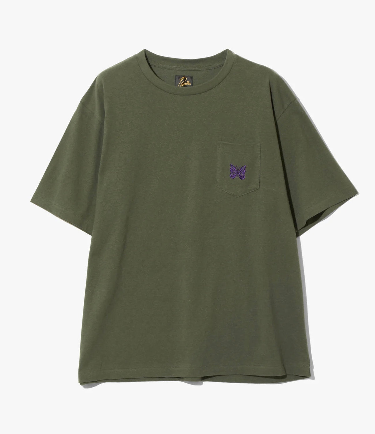 Needles  S PAPILLON EMB. POCKET TEE