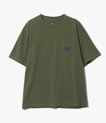 Needles  S PAPILLON EMB. POCKET TEE