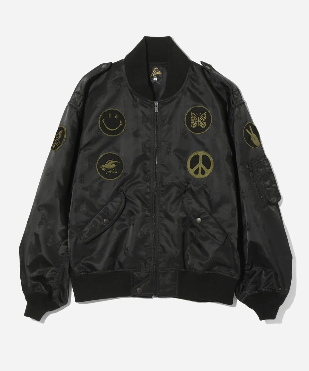 NEEDLES L2-B JACKET - PAPILLON JQ. SATEEN - Black