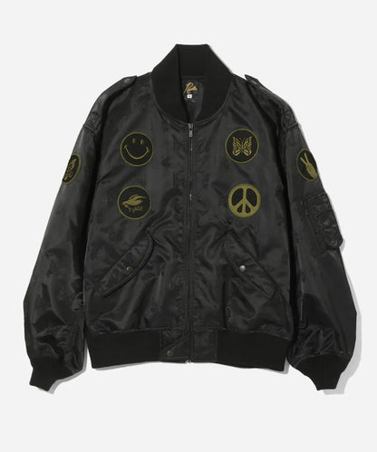 NEEDLES L2-B JACKET - PAPILLON JQ. SATEEN - Black