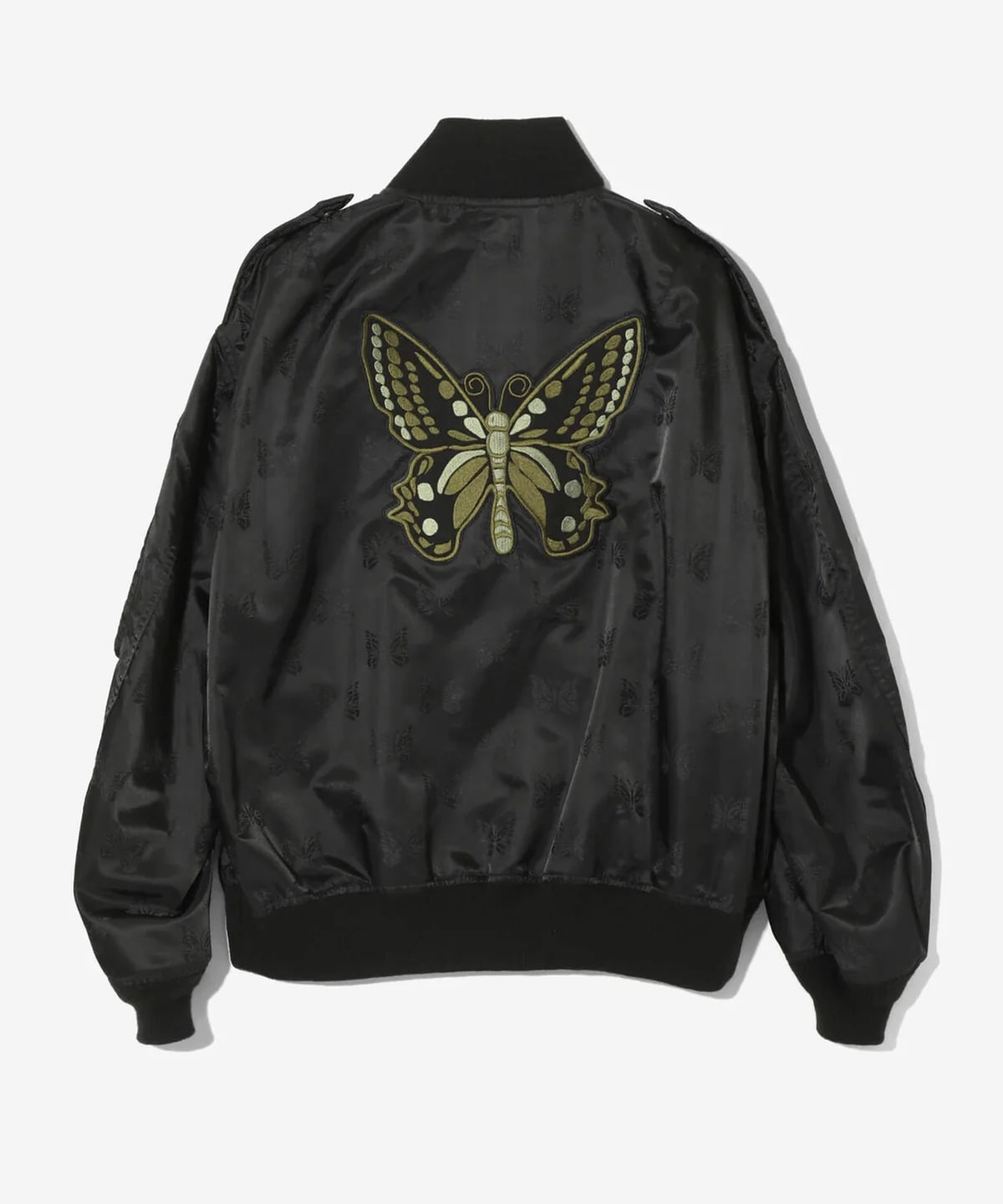 NEEDLES L2-B JACKET - PAPILLON JQ. SATEEN - Black