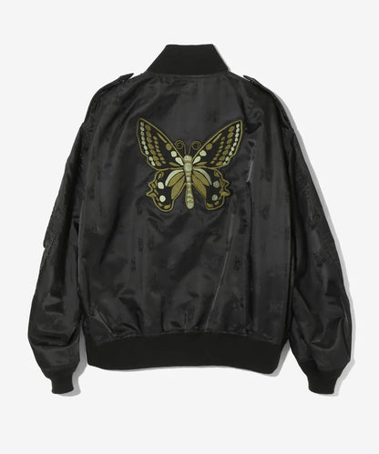 NEEDLES L2-B JACKET - PAPILLON JQ. SATEEN - Black