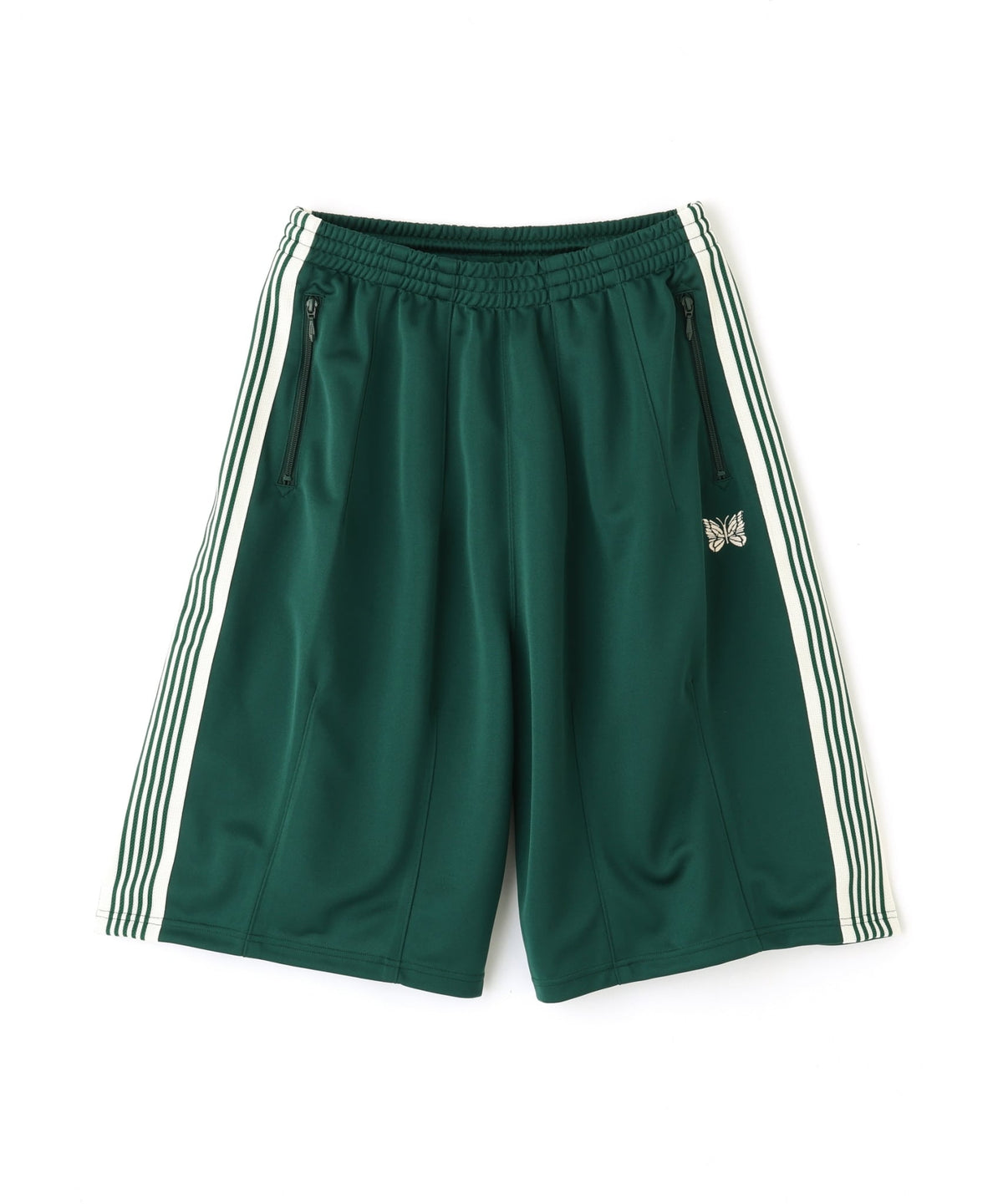 NEEDLES Needles LHP EXCLUSIVE TRACK PANTS SHORTS POLY SMOOTH Green