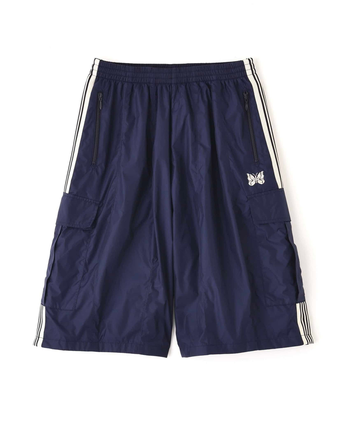 Needles BDU H.D. Nylon Track Shorts – LHP Exclusive Color navy