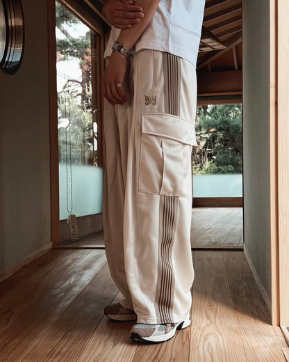 NEEDLES x THE GALLERY BOX HD White Utility Pants