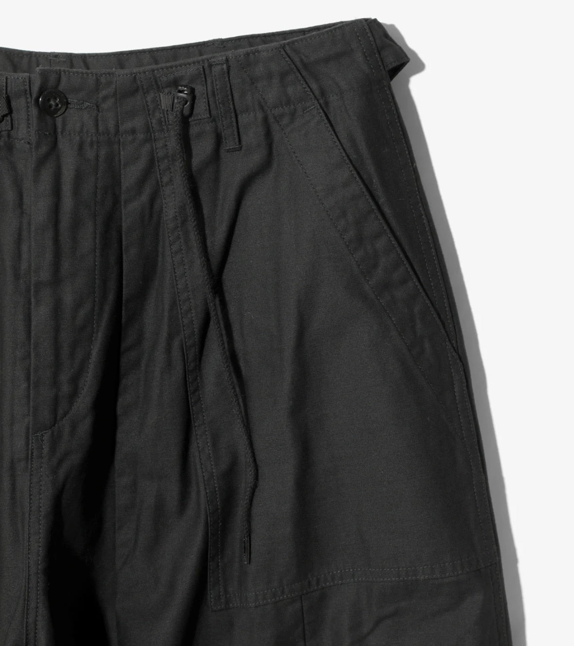 NEEDLES/H.D.  FATIGUE Knit Pants BLACK