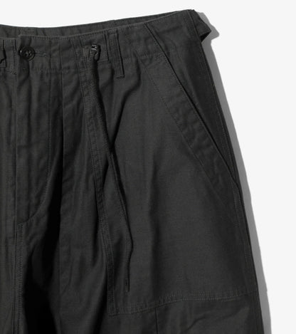 NEEDLES/H.D.  FATIGUE Knit Pants BLACK