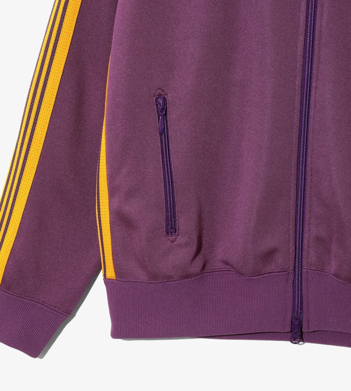 Needles POLY SMOOTH 25SS PURPLE Track Jacket