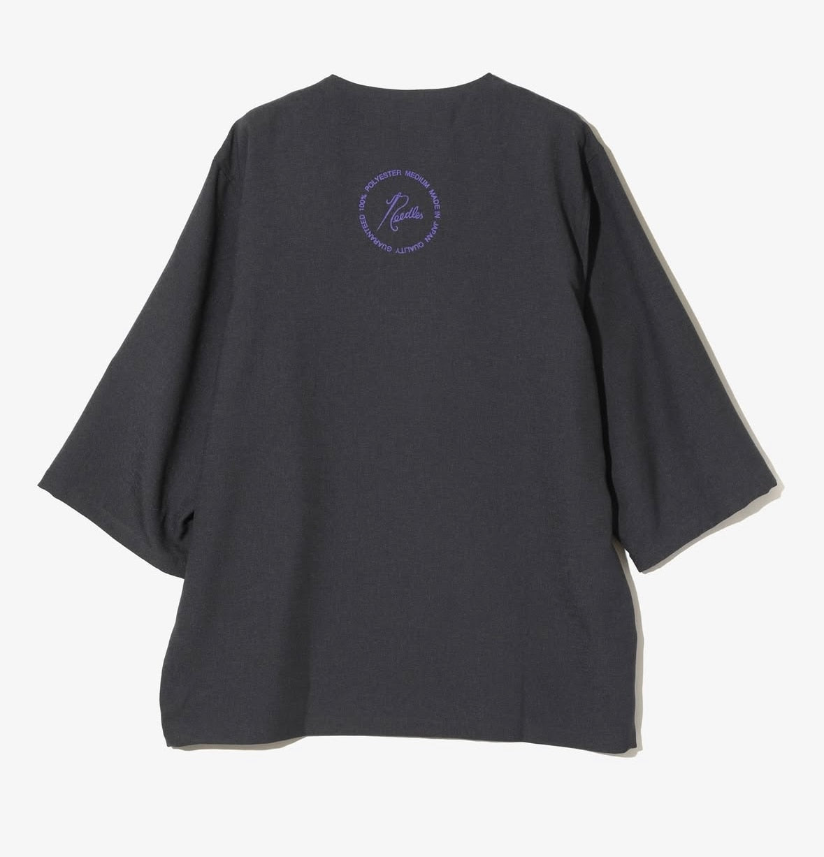 NEEDLES  POLY OXFORD PAJAMA SET -- CHARCOAL