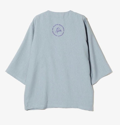 NEEDLES  POLY OXFORD PAJAMA SET - SAX