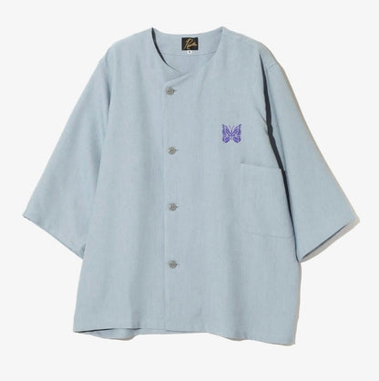 NEEDLES  POLY OXFORD PAJAMA SET - SAX