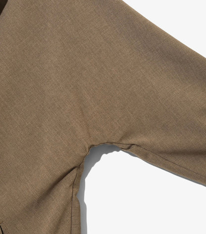 Needles Poly Cloth Tailored Fit Brown Miles Jacket