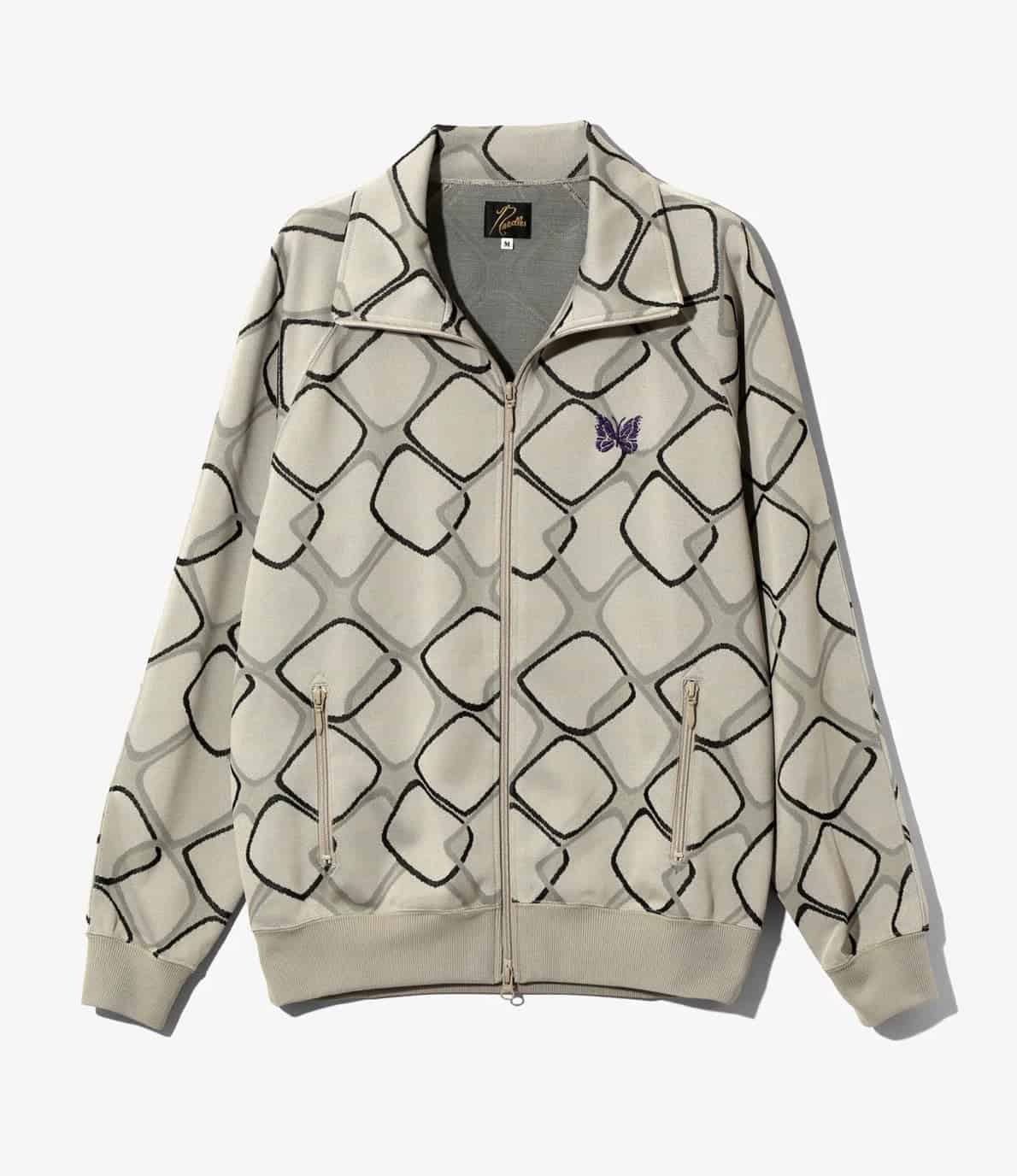 Needles Poly Jacquard 25SS Abstract Track Jacket