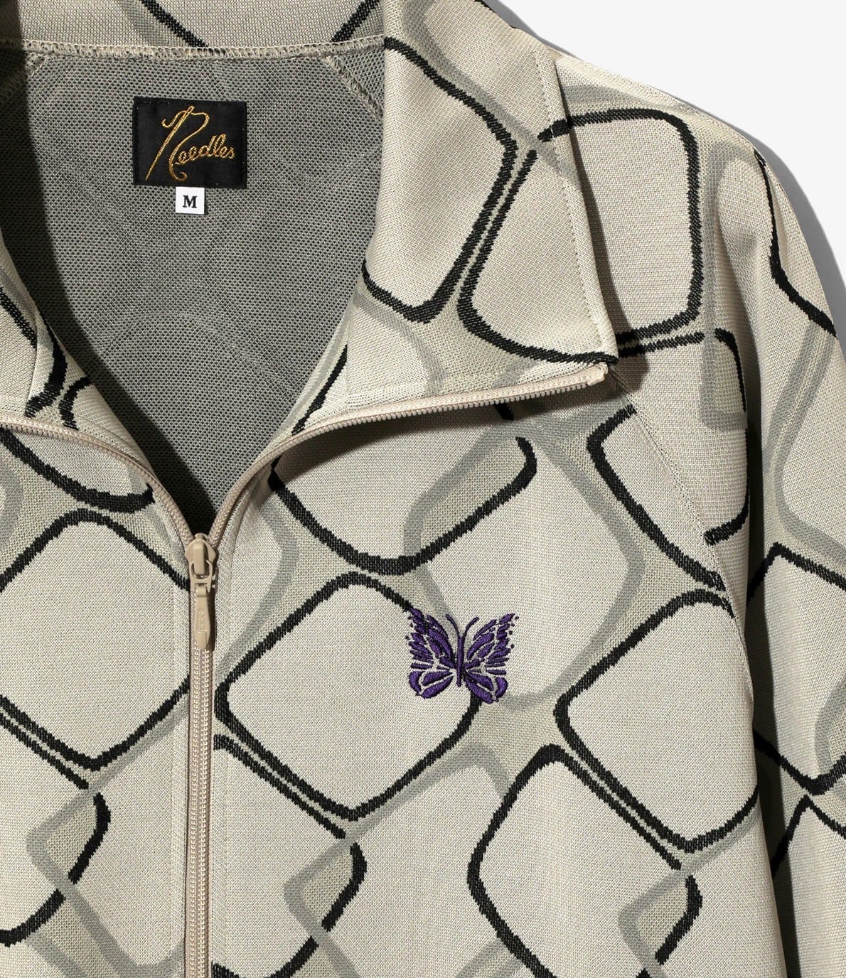 Needles Poly Jacquard 25SS Abstract Track Jacket