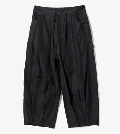 NEEDLES/H.D 10OZ DENIM  PYTHON JACQUARD Knit Black Pants