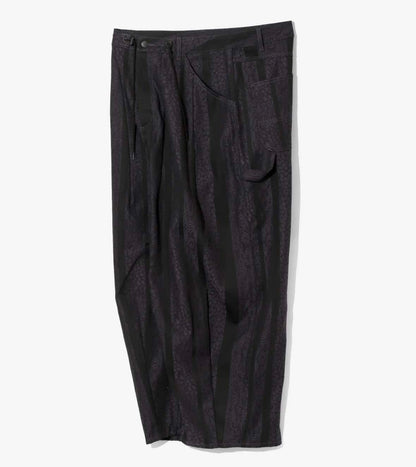 NEEDLES/H.D 10OZ DENIM  PYTHON JACQUARD Knit Black Pants