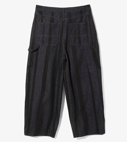 NEEDLES/H.D 10OZ DENIM  PYTHON JACQUARD Knit Black Pants