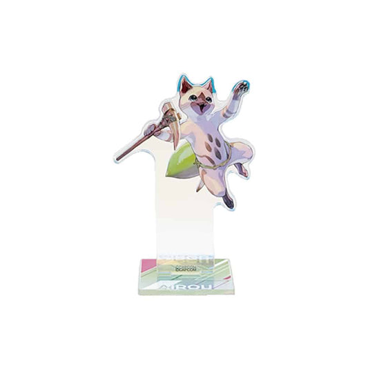 CAPCOM STORE Felyne Holographic Acrylic Stand