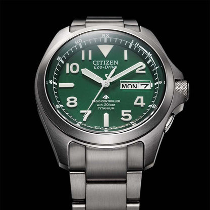 Citizen PROMASTER LAND PMD56-2951 Eco-Drive Radio Controlled Titanium Watch