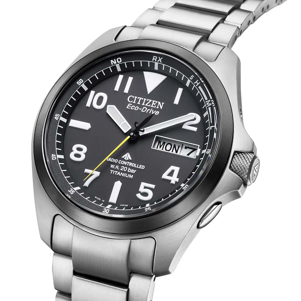 Citizen PROMASTER LAND PMD56-2952 Eco-Drive Radio Controlled Titanium Watch