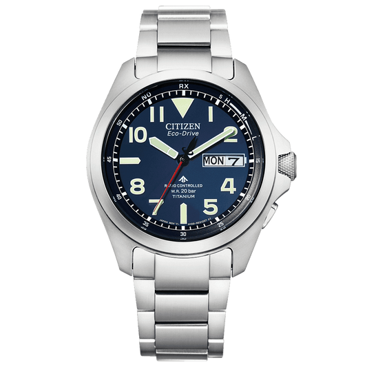 Citizen PROMASTER LAND AT6080-53L Eco-Drive Radio Controlled Titanium Watch