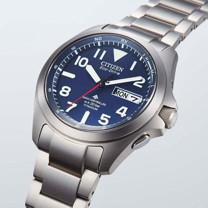 Citizen PROMASTER LAND AT6080-53L Eco-Drive Radio Controlled Titanium Watch