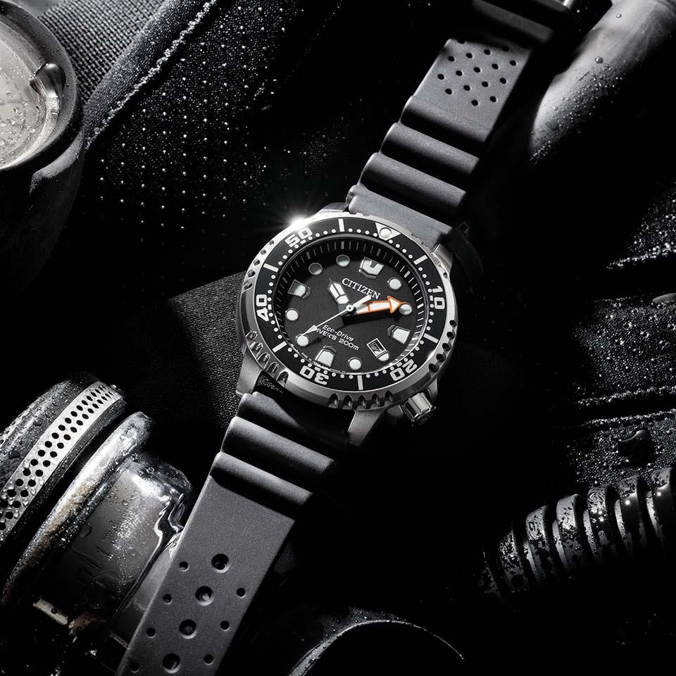 CITIZEN Promaster Marine BN0156-05E Diver Watch Eco-Drive 200m